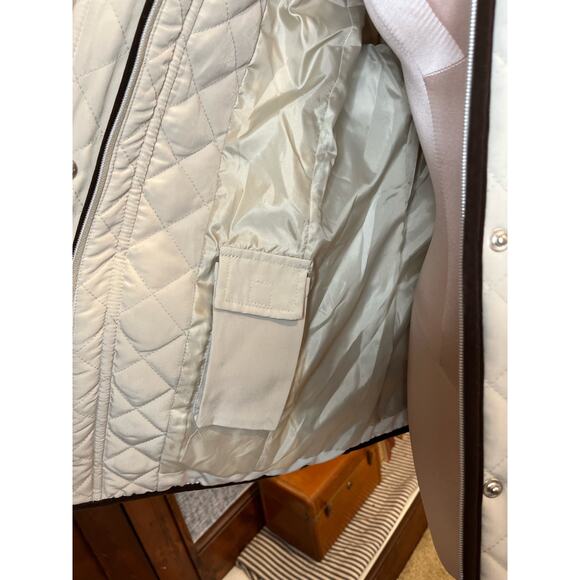 George Women's‎ Quilted Barn Jacket Size Large Chore Coat - Picture 7 of 7